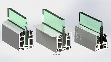 عکس شماره 4150 هندریل-و-ویترین-شیشه-ای-آلوریل