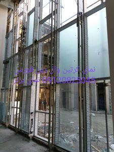 عکس شماره 36097 نمای-کرتین-وال-رین-فورس-add-on-کرتین-وال-یوچنل-فول-فریم-لس