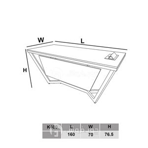 عکس شماره 40619 میز-اداری-مدل-K400