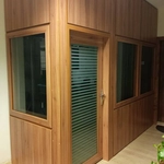 عکس پارتیشن چوب کابین 132036