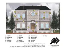 عکس قسمتی از محصولات بتنی لوکس در ساختمان 124