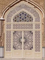 عکس گره لنگه و حاشیه چوبی ، شیشه رنگی 13901