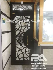 عکس نمونه تک لنگه درب فلزی پایون مدل 012 برای طلافروشی در شهرستان بم - کرمان 18984