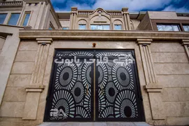 عکس نمونه اجرا شده درب حیاطی مدل 018 درب فلزی پایون 19014