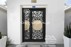 عکس نمونه اجرا شده یک و نیم لنگه مدل 067 درب فلزی پایون 19338