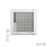 عکس دریچه ریموت دار کولر(مربع تک شبکه) 22033