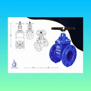 عکس فروش ویژه شیر کشویی زبانه فلزی مهاب 41707