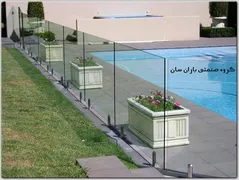 عکس طراحی و اجرای نرده های شیشه ای 8349