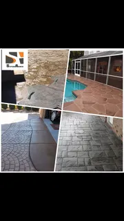 عکس بتن استمپی و کفسازی بتنی 8451