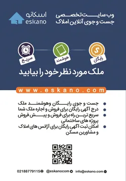 عکس وب سایت تخصصی املاک آگهی در شماره 289 1915