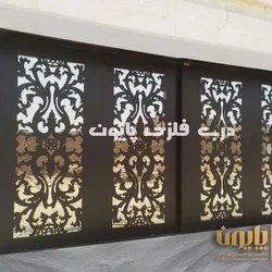 عکس مدل 005 درب فلزی پایون به صورت ریلی 19524