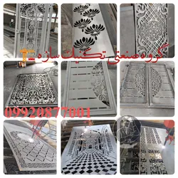 عکس درب حیاط cncدرب باغ فرفوژه درب ویلایی گروه صنعتی تکنیک سازه  27338