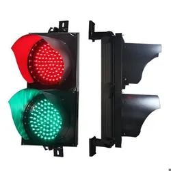 عکس چراغ راهنمایی LED دو خانه سولار 36300