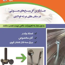عکس گل میخ های برشگیر پیچی آگهی در شماره 281 3727