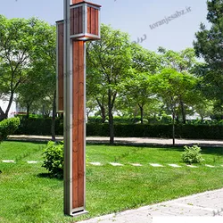 عکس پایه چراغ باغی ترنج سبز کد 105 7874