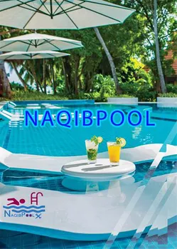 عکس تخت و سایبان کنار استخر 8321