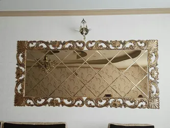 عکس آینه دیوار کوب با قاب 09121148546 9698