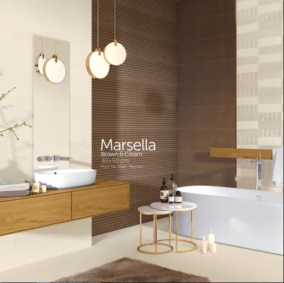 عکس marsella brown & cream 17499