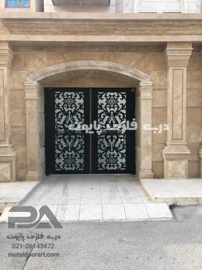عکس درب فلزی حیاطی مدل 005 پایون 18413