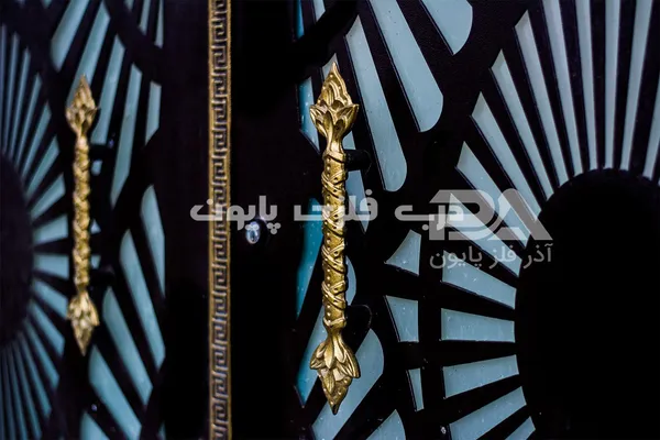 عکس مدل درب فلزی 018 پایون از نمای نزدیک یا کلوز آپ 18435