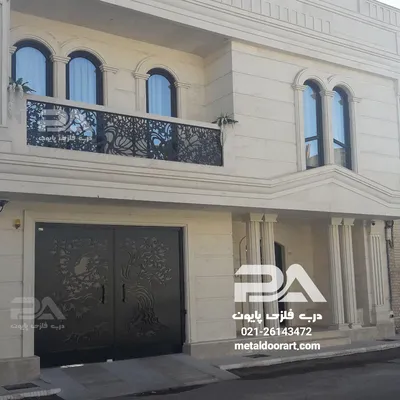 عکس پروژه اجرا شده درب فلزی پایون مدل 149 در کرمان شهر بابک 19467