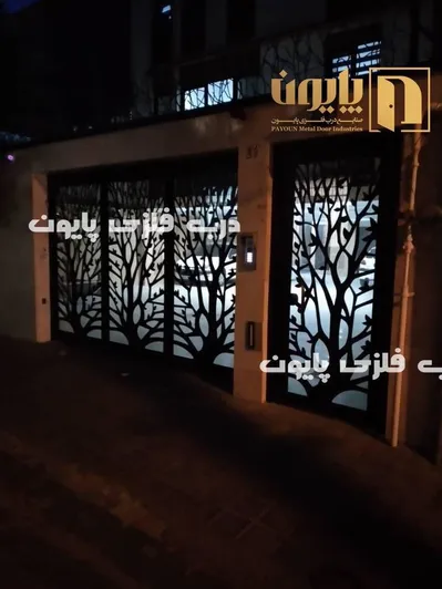 عکس درب ریلی مدل 009 درب فلزی پایون 19526