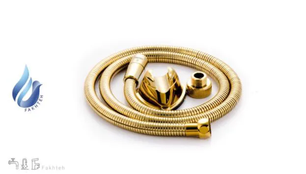 عکس شیلنگ ریزبافت طلائی 19909