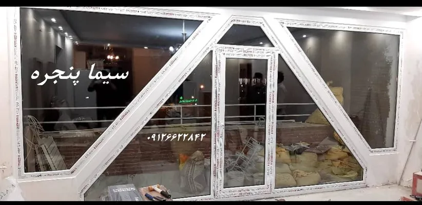 عکس بازسازی پنجره های خم و زاویه دار 20360