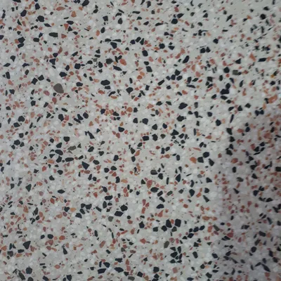 عکس موزایک ساده40×40باسیمان سفیدوسنگ ریز رنگی 20538