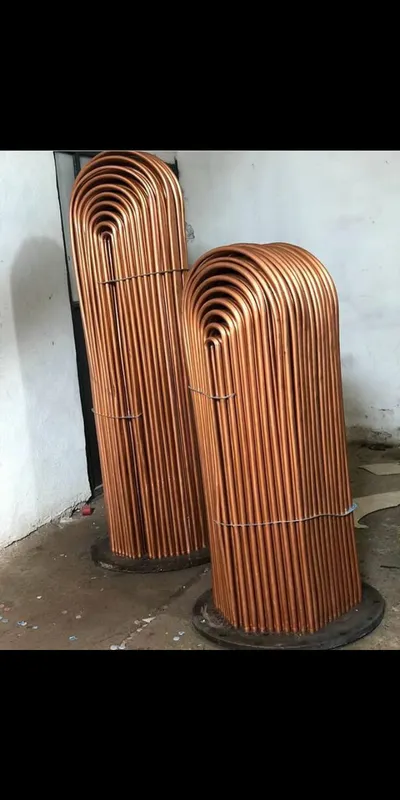عکس کویل حرارتی مسی مدل U  مخصوص استخر و منبع کویلدار 20895