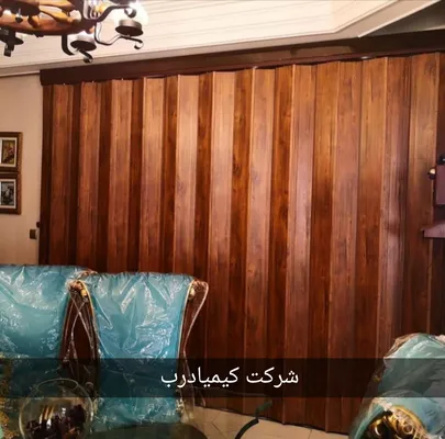 عکس درب آکاردئونی پی وی سی تمام روکش  21967