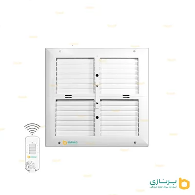 عکس دریچه ریموت دار کولر(مربع چهار شبکه) 22025