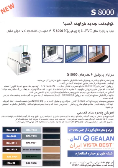 عکس دروپنجره upvc تصویر شماره 3 2316