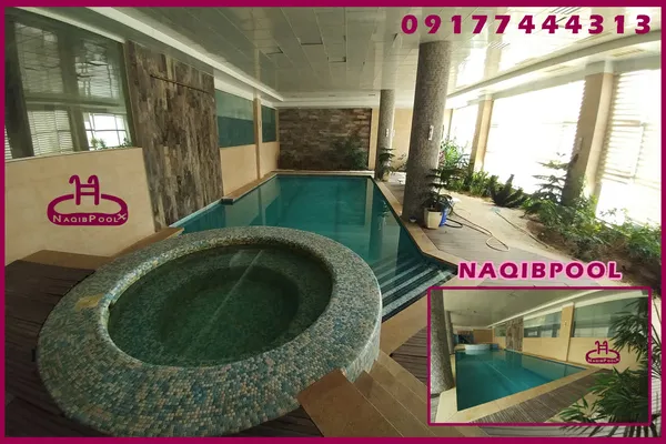 عکس ساخت استخر در باغ فردوس 23956