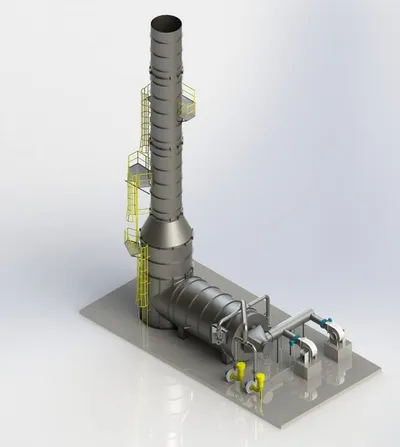 عکس کوره سوزاننده گاز- اکسیداسیون حرارتی(Incinerator-RTO) 26536