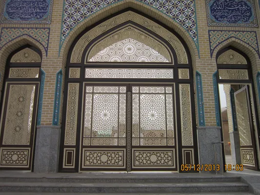 عکس درب و پنجره سنتی و گره چینی 31785