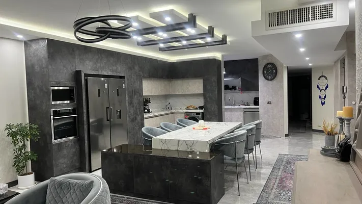 عکس کابینت و کمد ام دی اف هایگلاس ممبران مدرن کلاسیک 40085