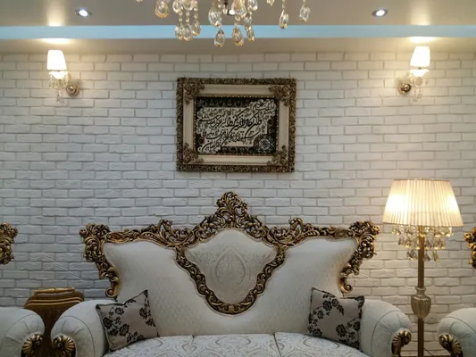 عکس آجر دکوراتیو سفید آتریسا 45711