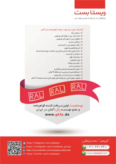 عکس پروفیل در و پنجره یو پی وی سی تصویر شماره 1 6100