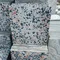 عکس موزاییک40×40سنگ سرخ وسیاه نیمه بادام 20534