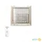عکس دریچه ریموت دار کولر(مربع تک شبکه) 22036
